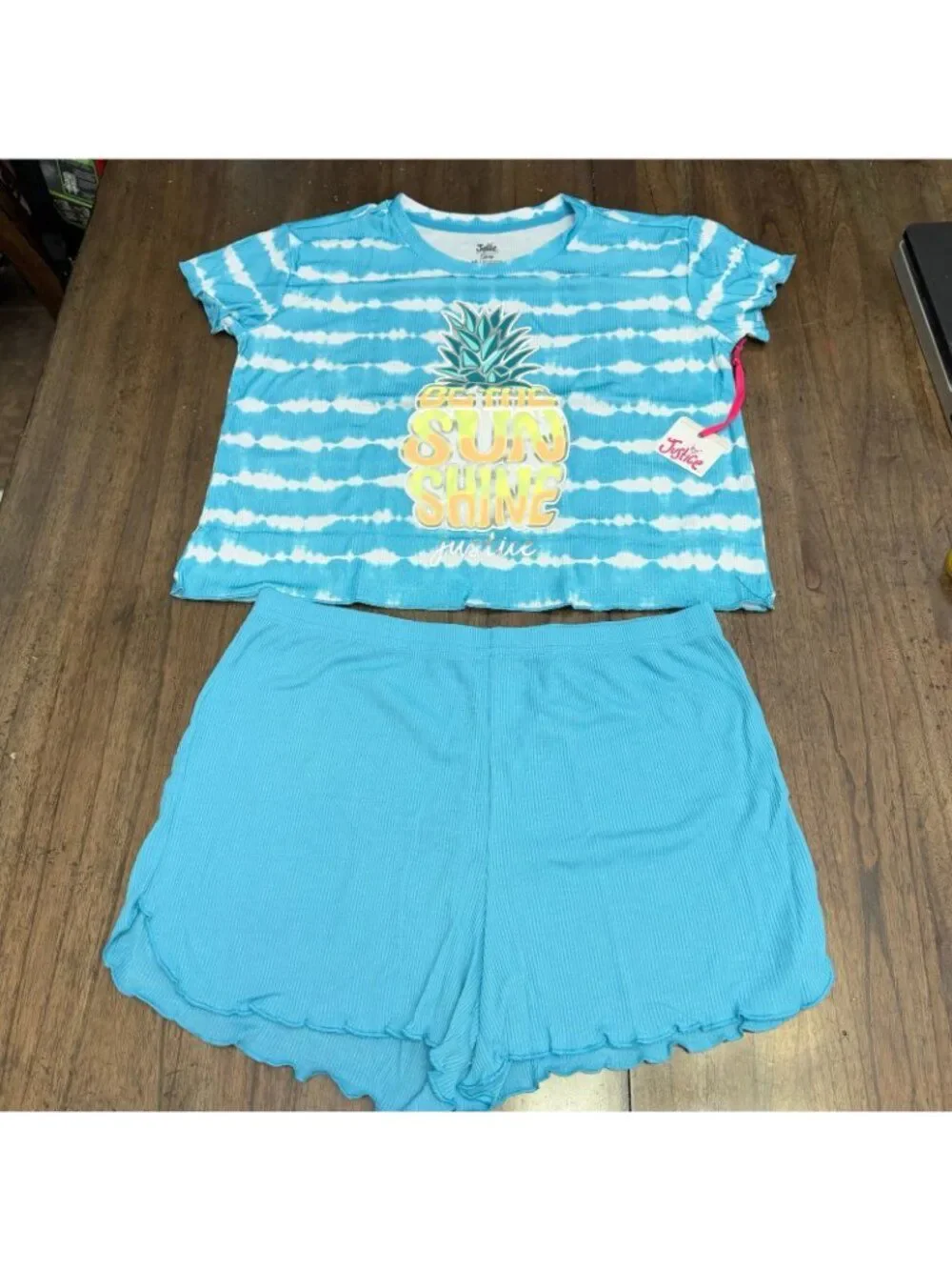 Justice Shorts Pajama Set 2 Piece LP